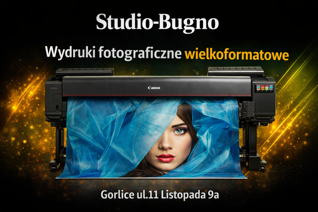 Wydruki wielkoformatowe Gorlice – druk zdjęć w dużym formacie, ploter fotograficzny, Studio Bugno