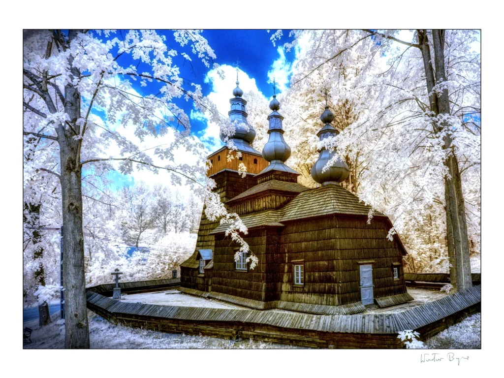 Cerkiew Bielanka fotografia Wacław Bugno IR Photo